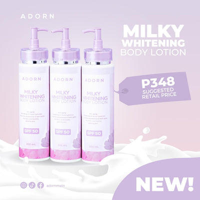 ADORN Milky Whitening Body Lotion SPF50 200ML