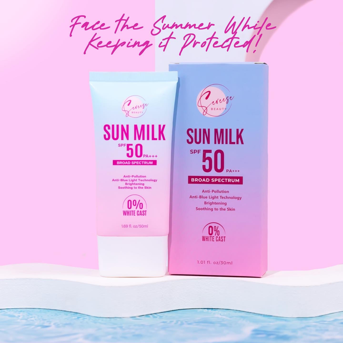 Sereese Beauty Sun Milk SPF 50 Broad Spectrum Sunscreen