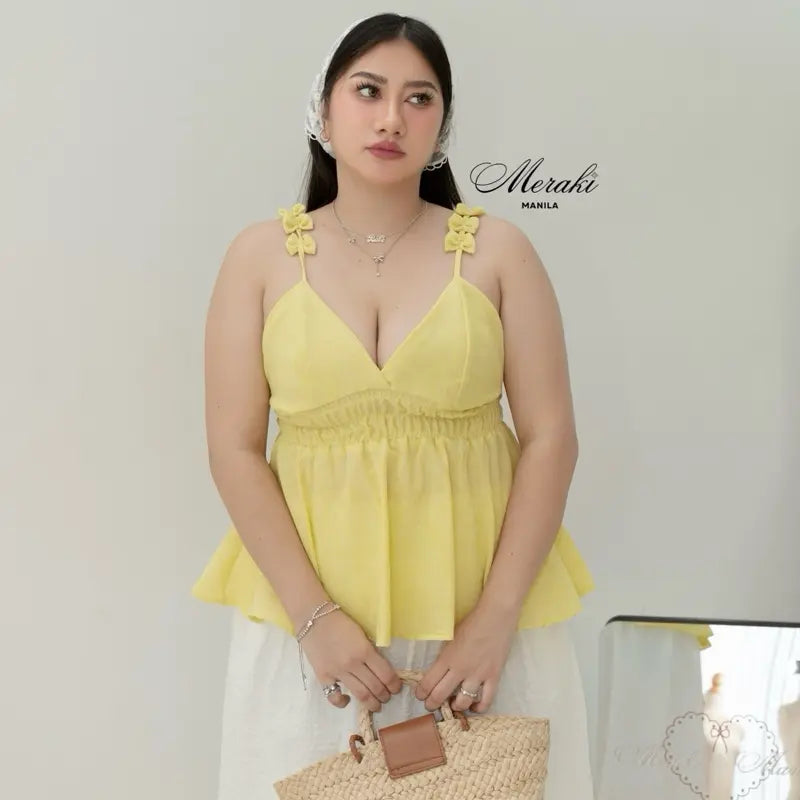 Kaisha Ribbon Top for Women | Baby Doll Top