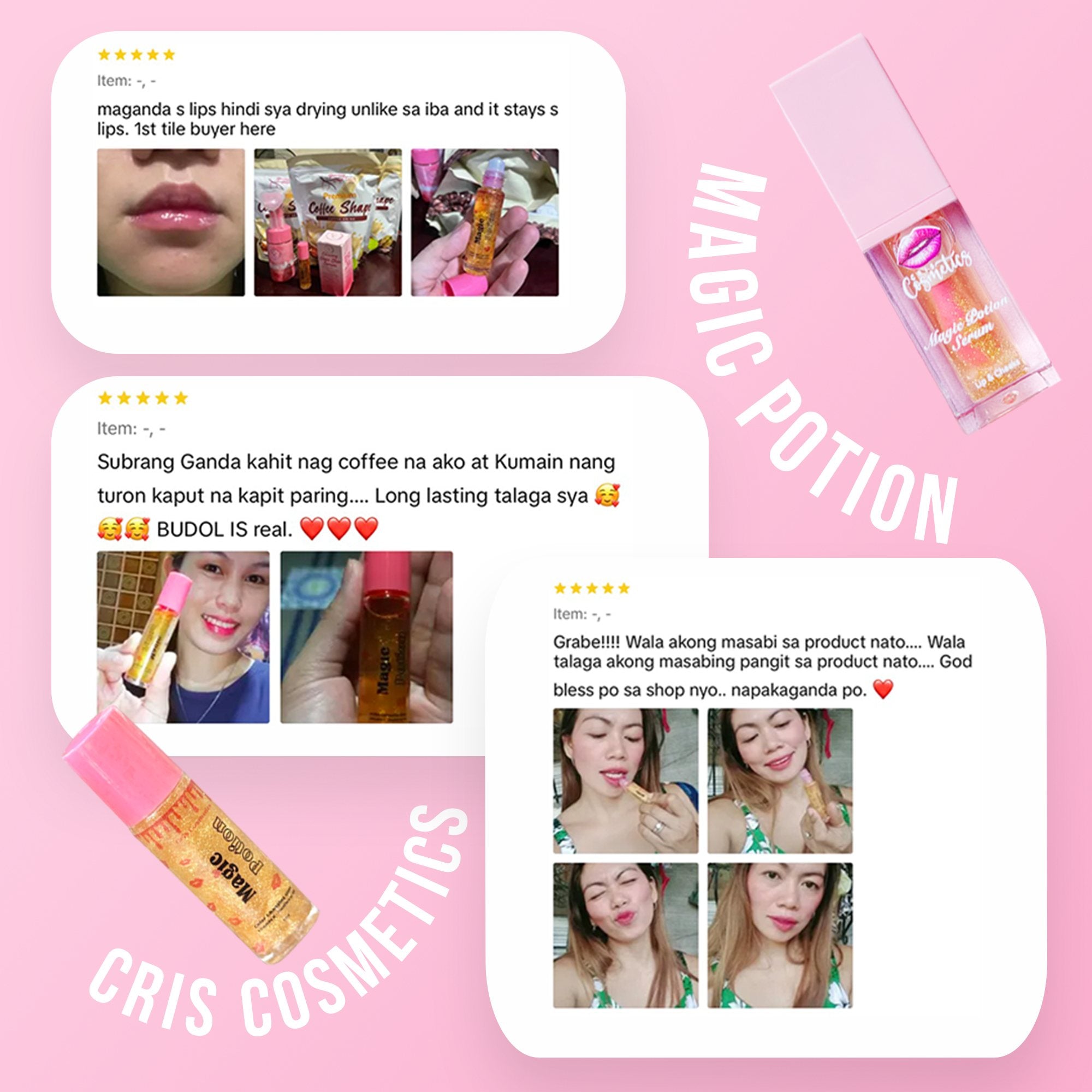 Cris Cosmetics - Magic Potion Serum - Birthday Trio Collection