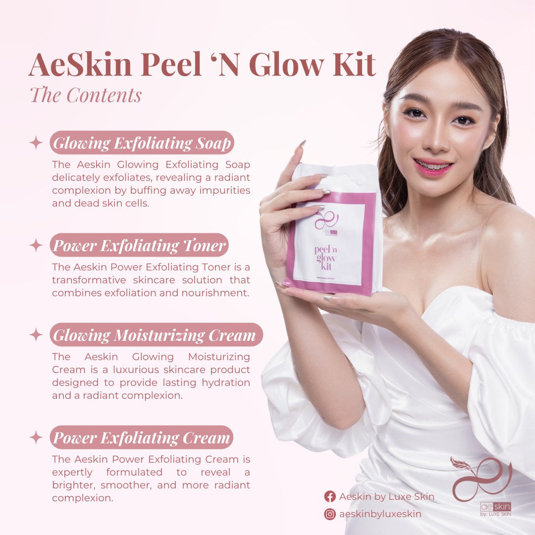 AeSkin Peel and Glow Kit by Luxe Skin