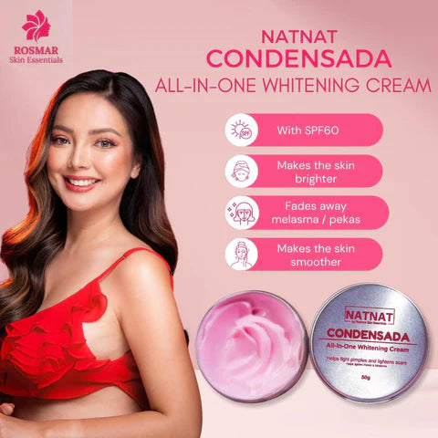 Natnat Condensada PEKAS MELASMA all in one whitening cream