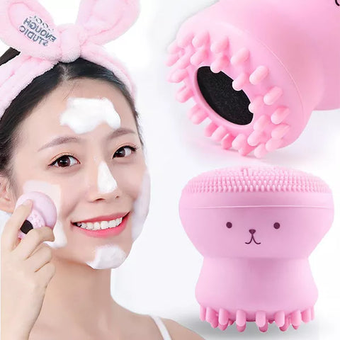 Z05-Mini Silicone Octopus Facial Cleansing Brush