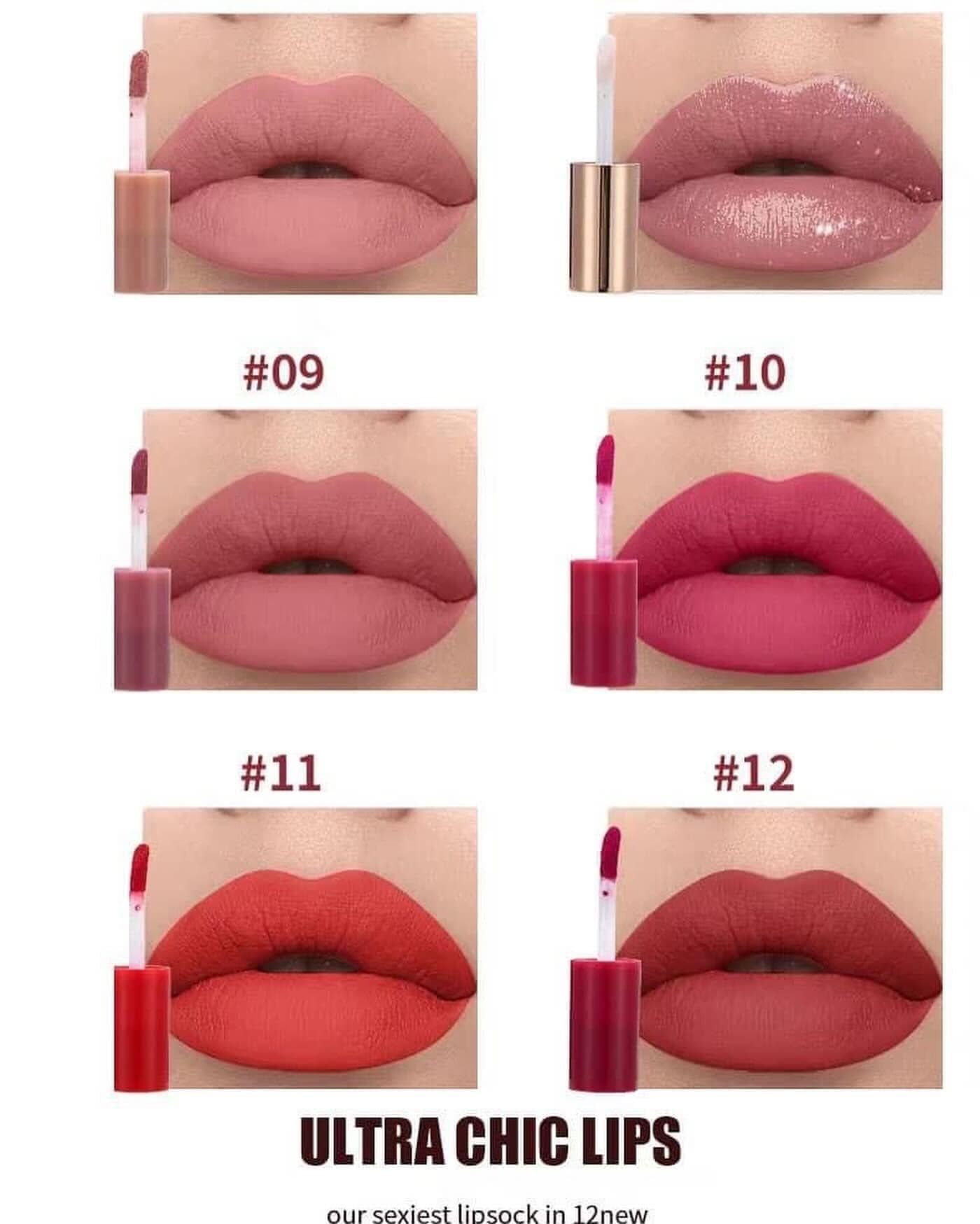 DW Cosmetics - 12-in-1 Lip Matte Set