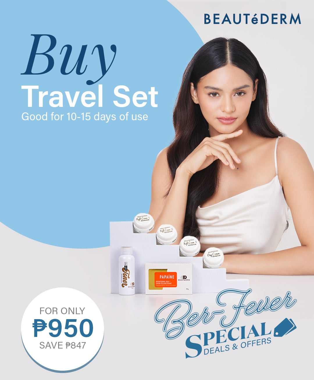 Beautederm Beauty Travel Set