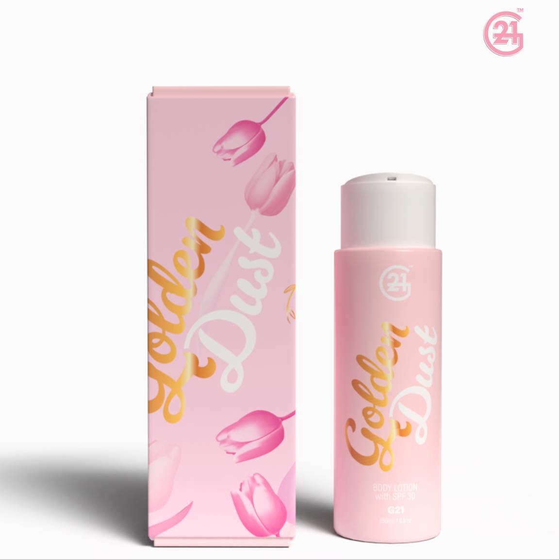 G21 GOLDEN DUST BODY LOTION  WITH SPF30