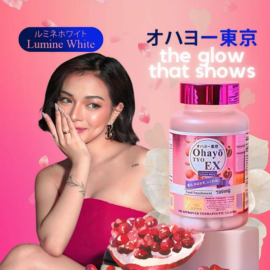 Ohayo TYO EX Lumine White Glutathione 60 Capsules Original From Japan