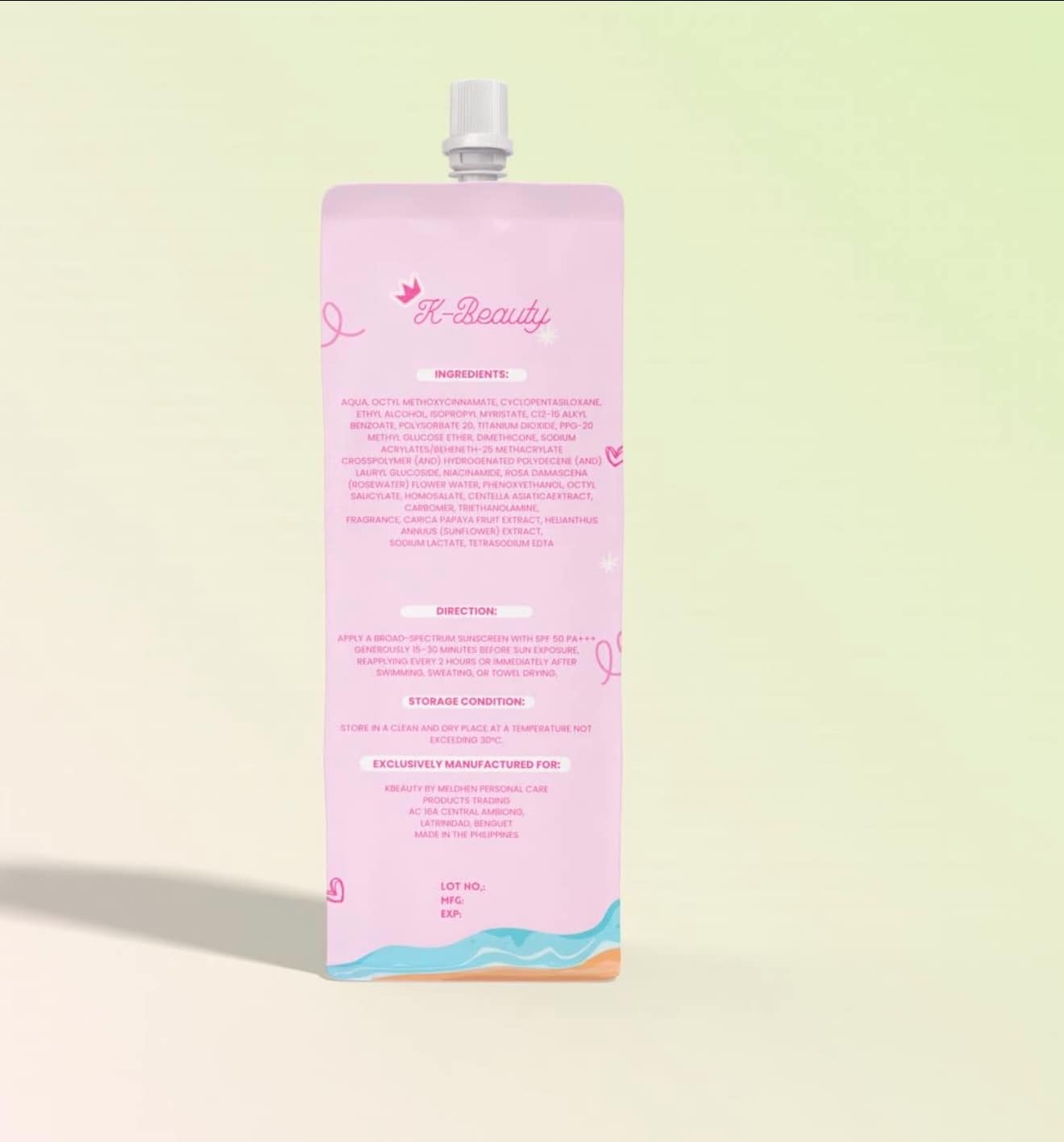 Buy 1 Take 1 • K-Beauty by Meldhen Sunglow Sunscreen SPF 50