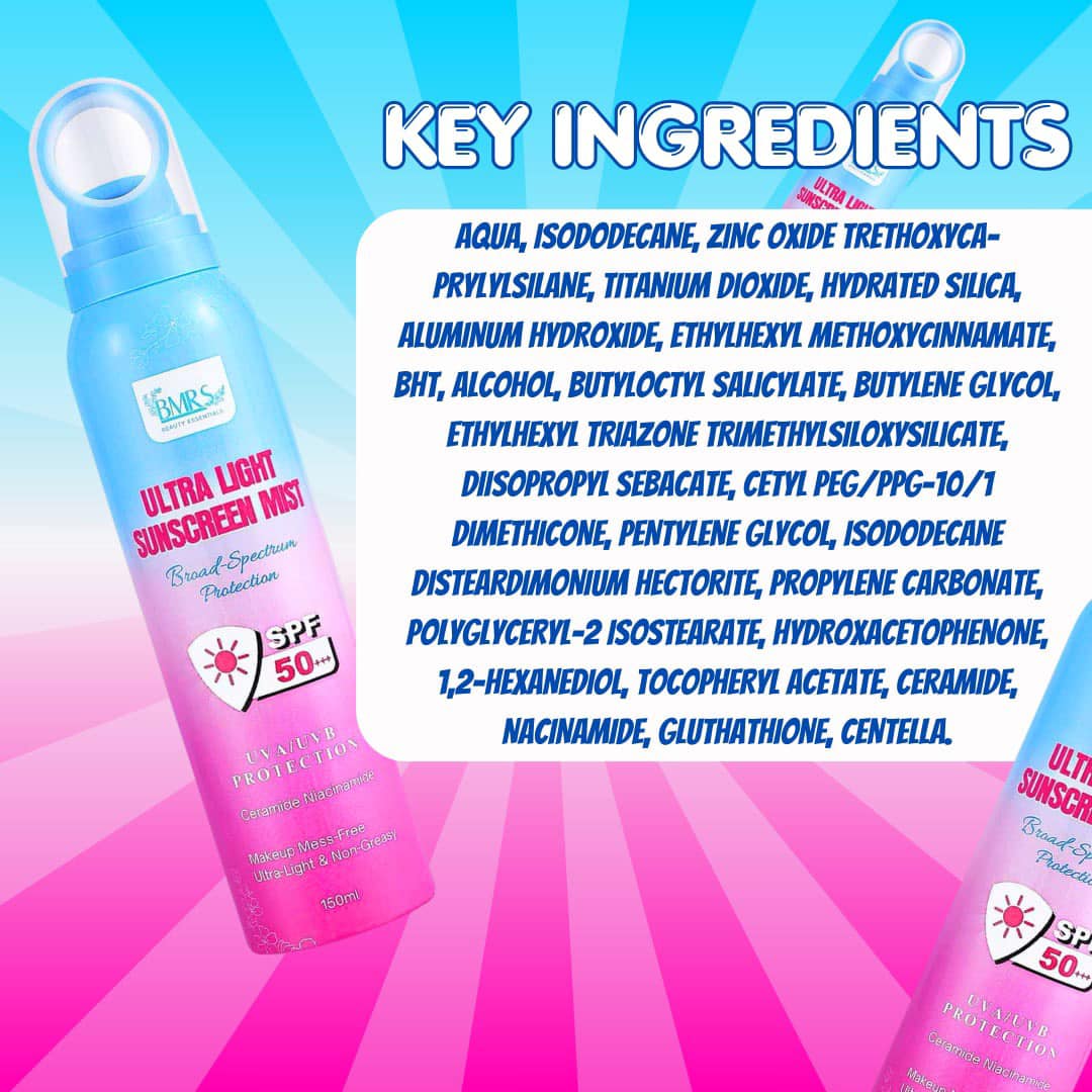 BMRS Ultra Light Sunscreen Mist