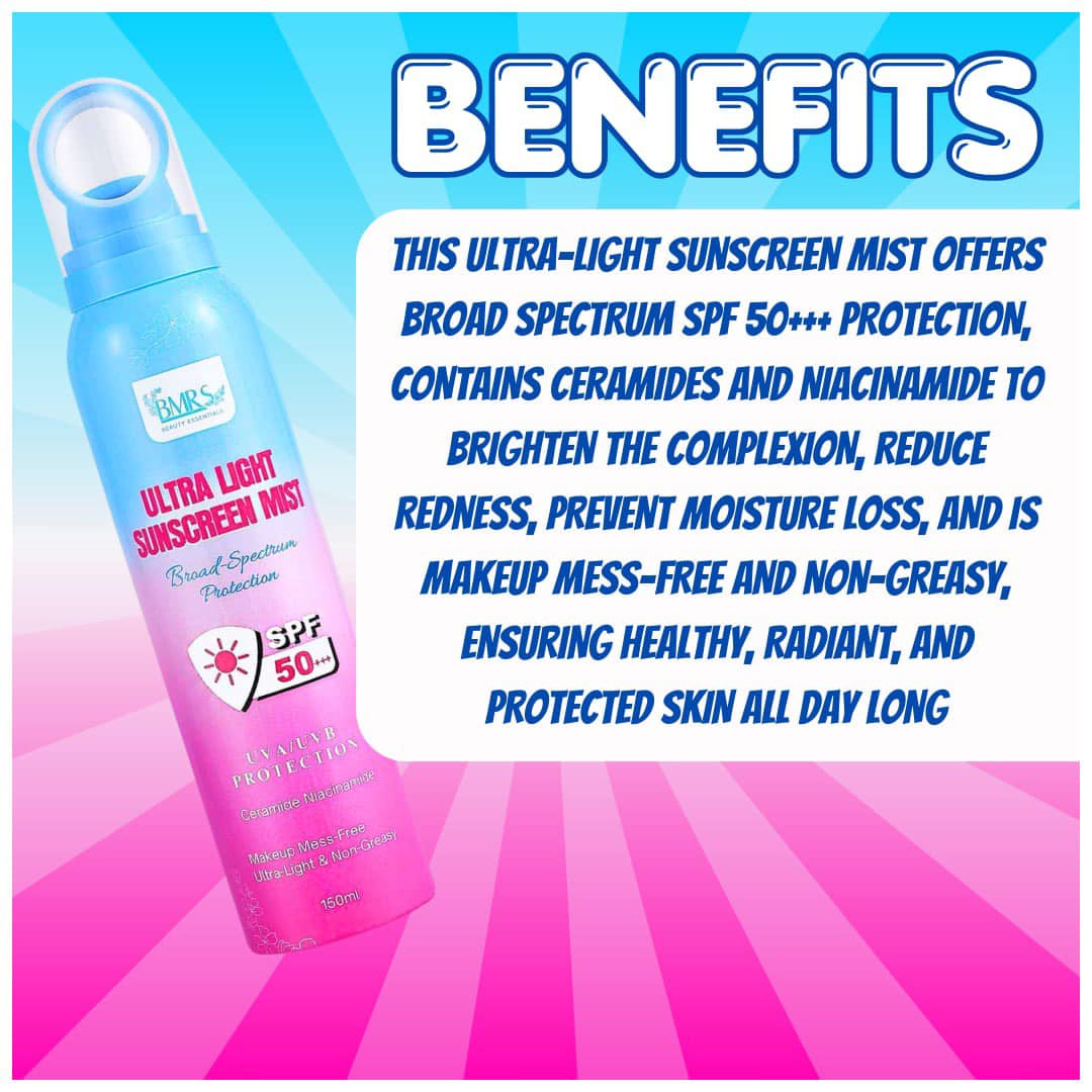 BMRS Ultra Light Sunscreen Mist