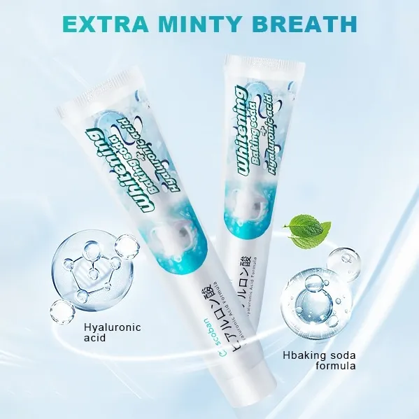 Scoban Japan Hyaluronic Acid Dual-Effect Teeth Whitening Toothpaste