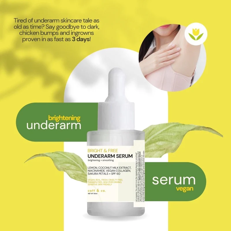 Catt & Co. Underarm Serum | Whitening Smoothening UA Care (30mL)