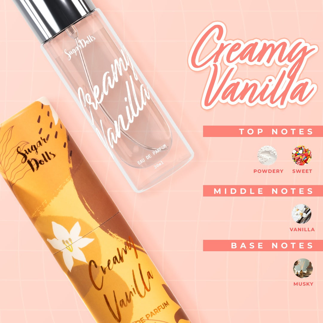 Sugar Dolls Fragrance 30ml with Canister Long Lasting Scents Perfume