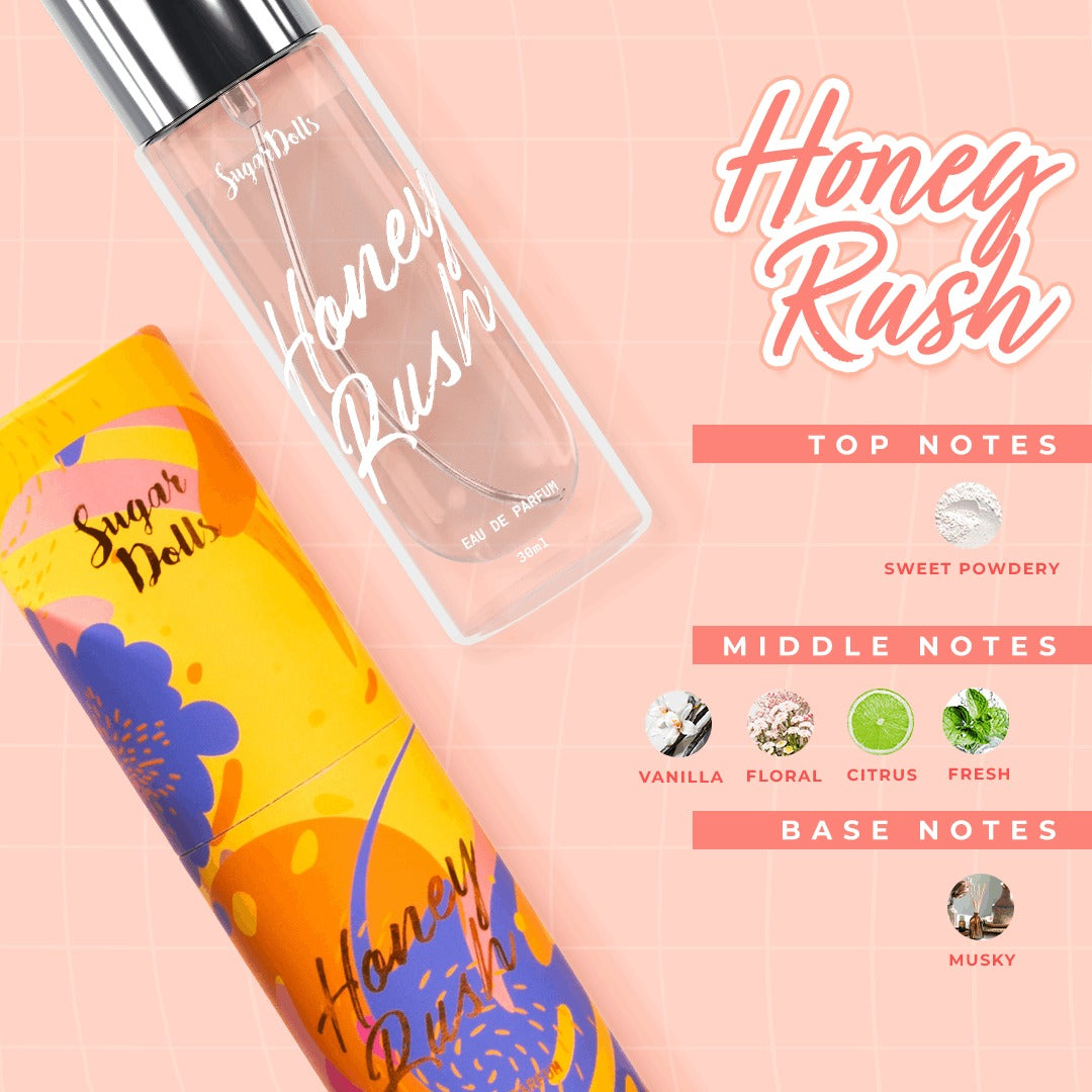 Sugar Dolls Fragrance 30ml with Canister Long Lasting Scents Perfume