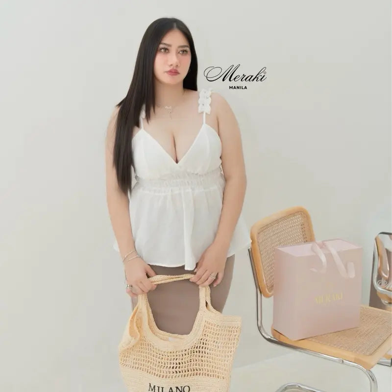 Kaisha Ribbon Top for Women | Baby Doll Top