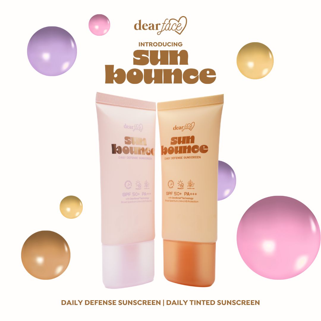 Dear Face Sunbounce Daily Defense & Tinted Sunscreen SPF50+ PA+++