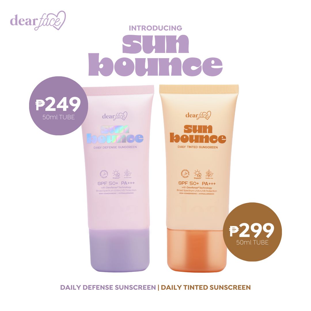 Dear Face Sunbounce Daily Defense & Tinted Sunscreen SPF50+ PA+++