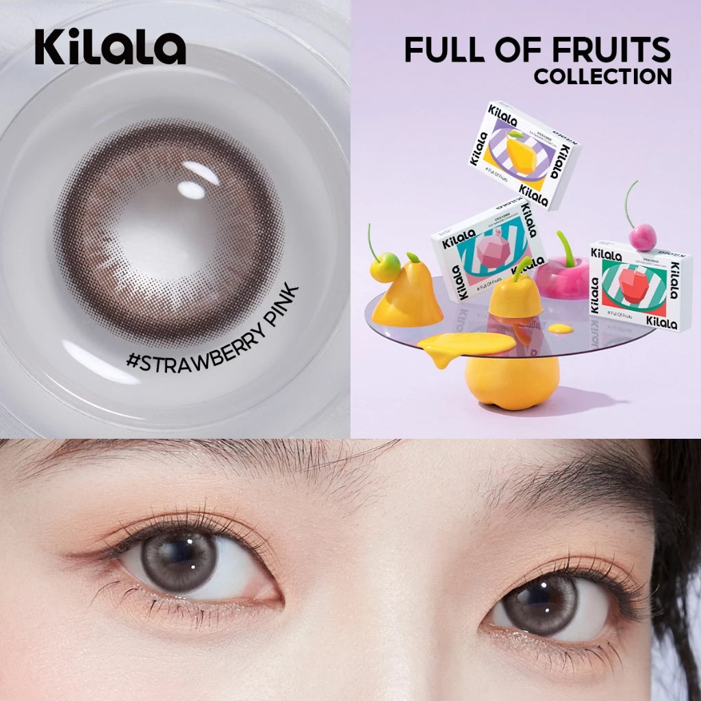 Kilala Contact lens Moist Honey Series 14.2mm Colorful Soft Lense with Graded Doll Eyes