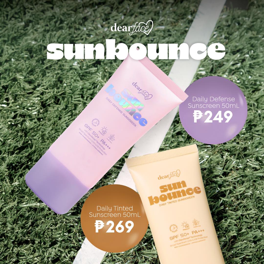 Dear Face Sunbounce Daily Defense & Tinted Sunscreen SPF50+ PA+++