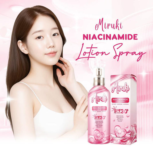 Miruki Niacinamide Lotion Spray, Deep Moist, Brightening, Lightweight, with SPF 30 PA++++