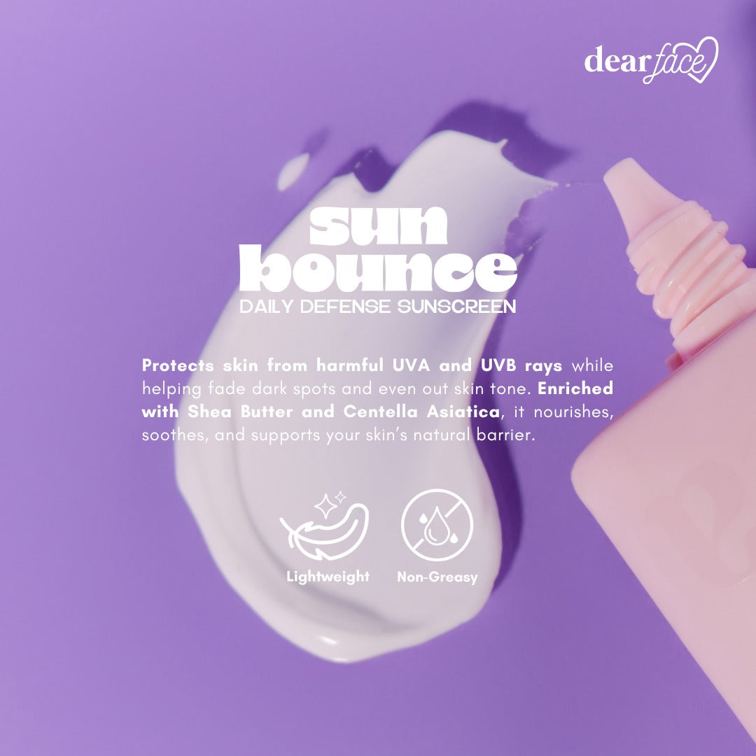 Dear Face Sunbounce Daily Defense & Tinted Sunscreen SPF50+ PA+++