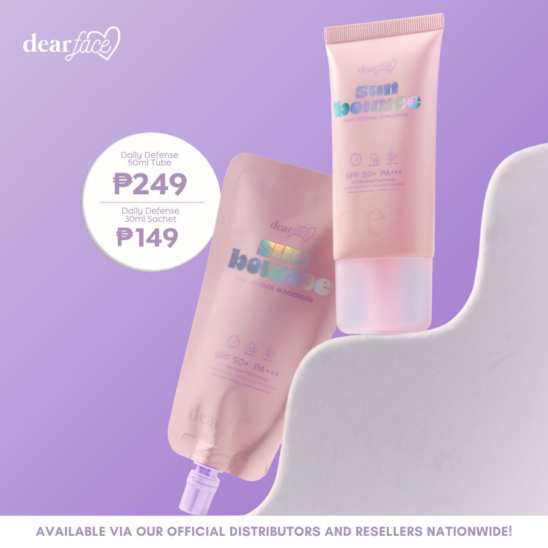 Dear Face Sunbounce Daily Defense & Tinted Sunscreen SPF50+ PA+++