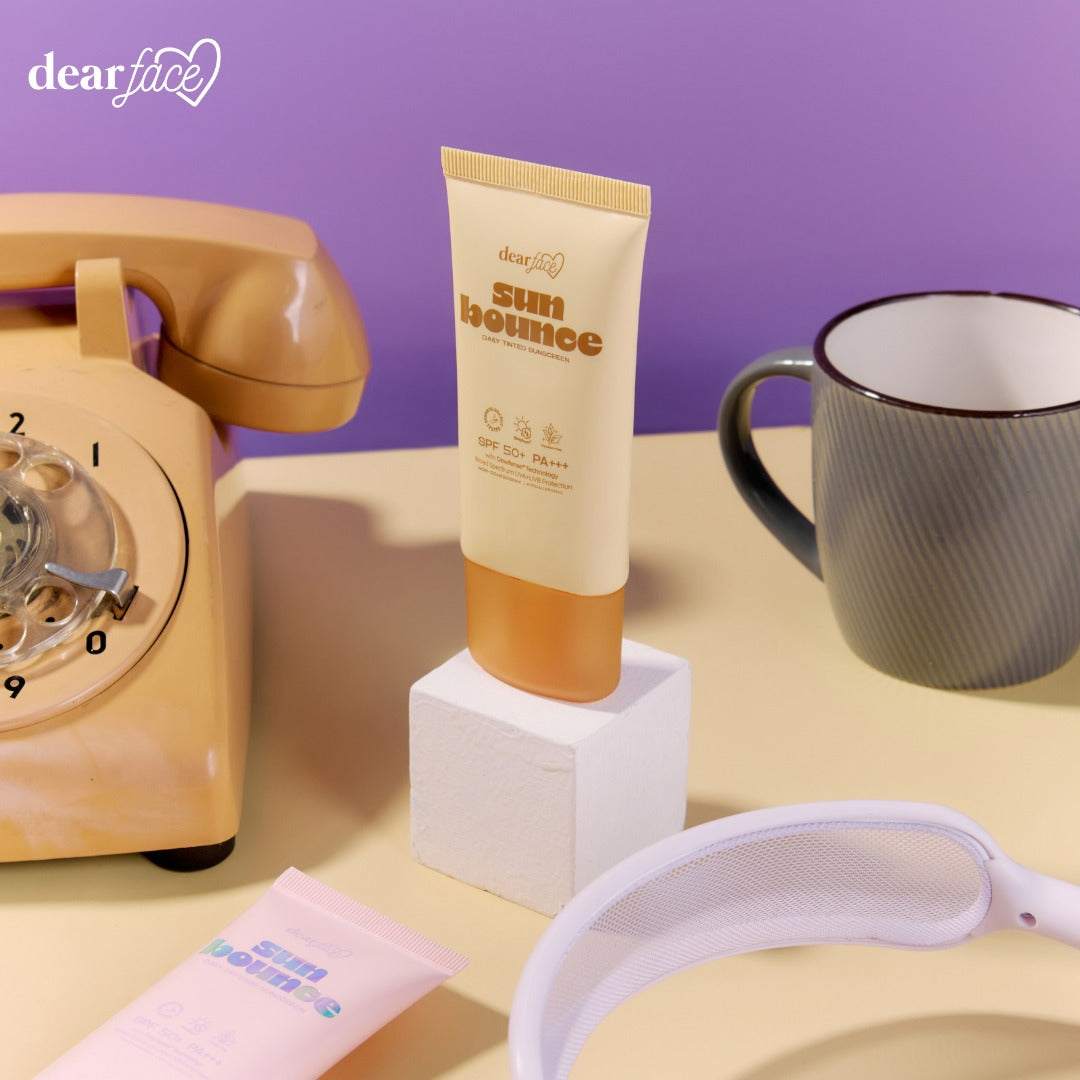 Dear Face Sunbounce Daily Defense & Tinted Sunscreen SPF50+ PA+++