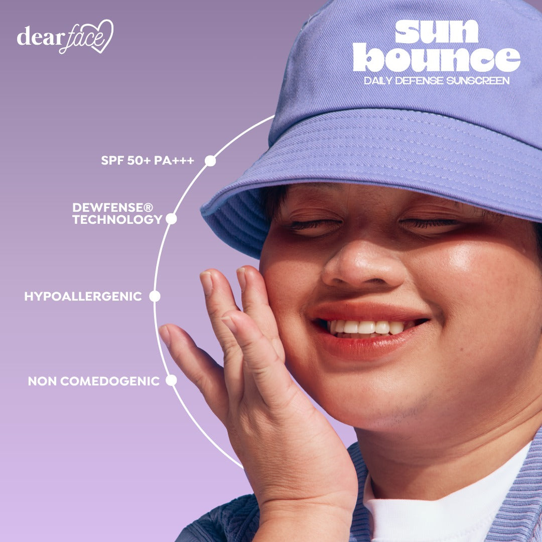 Dear Face Sunbounce Daily Defense & Tinted Sunscreen SPF50+ PA+++