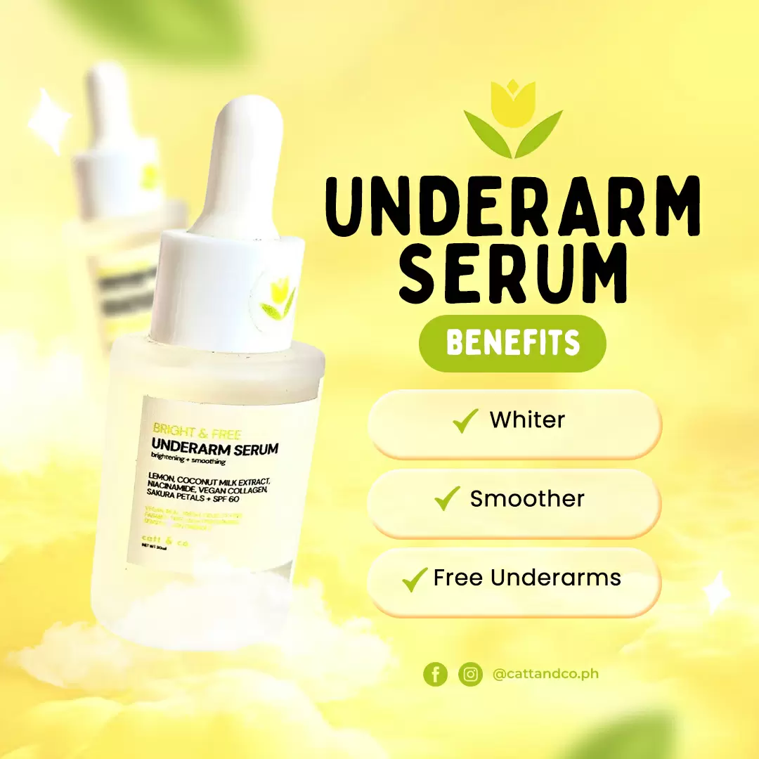 Catt & Co. Underarm Serum | Whitening Smoothening UA Care (30mL)