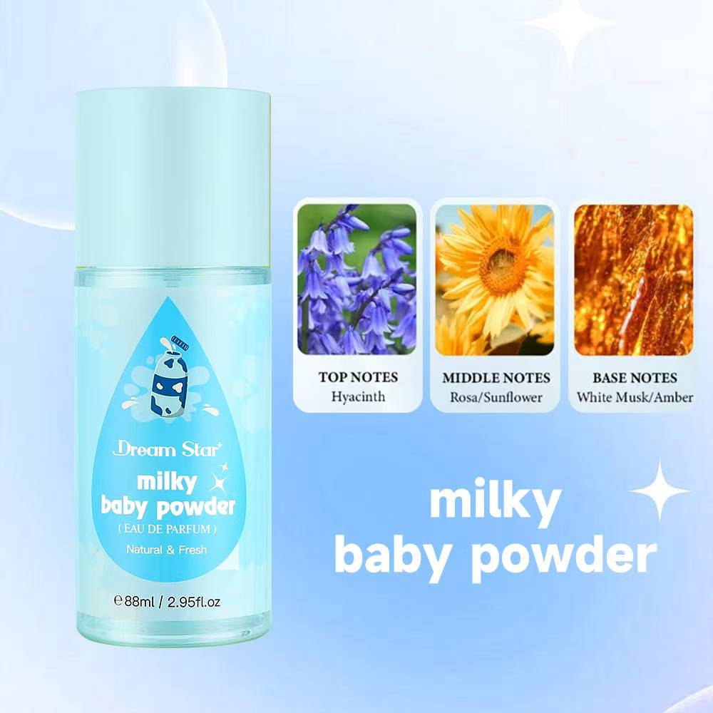 Dream Star Baby Powder Eau De Parfume Scent long lasting Perfume Fragrance 88ml