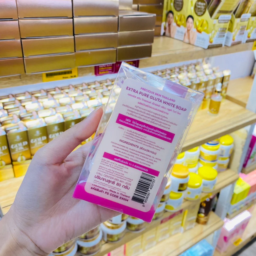 Extra Pure Gluta Whitening Soap From Thailand