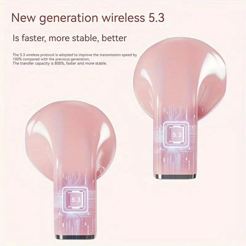 True Love Wireless Bluetooth TWS5.3 Audio Earphones For Android and iPhone, foldable and switchable in two forms, high-definition call without delay, in ear painless wearing Folding Electronic Earbud Charging Microphone Noise Cancelling Device