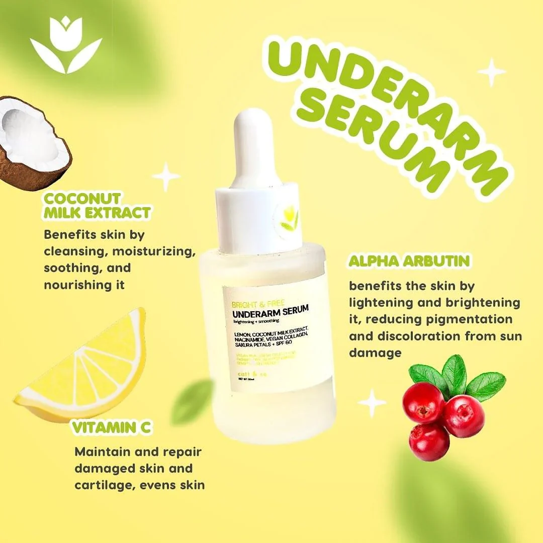 Catt & Co. Underarm Serum | Whitening Smoothening UA Care (30mL)