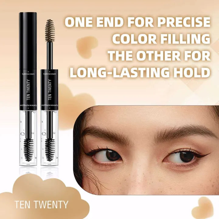 TEN TWENTY Double Heads Eyebrow Pencil Waterproof Long Lasting Fine 2in1 Dual-Effect Brow Definer