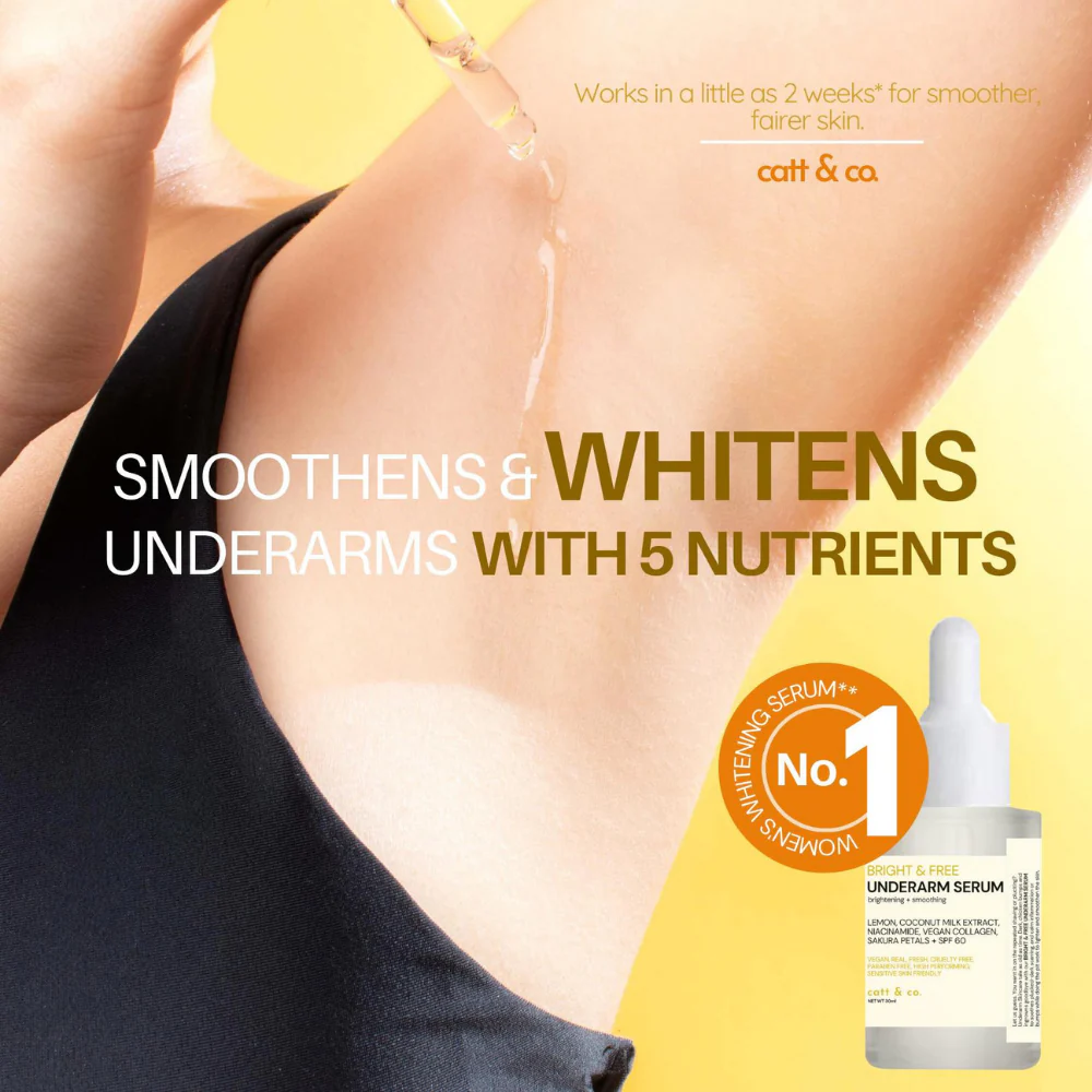 Catt & Co. Underarm Serum | Whitening Smoothening UA Care (30mL)