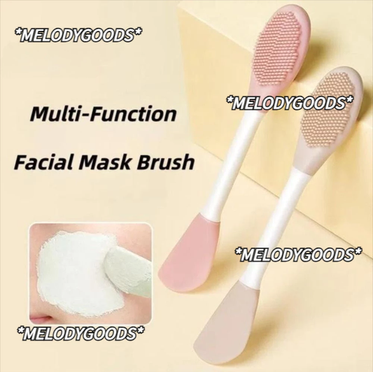 Facial Brushes Exfoliating Double Head Facial Clean Brush Silicone Skin Care Tools