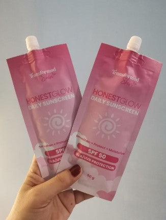 Honest Glow Daily Sunscreen with SPF50