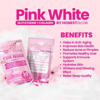 Honest Glow Pink White Capsule