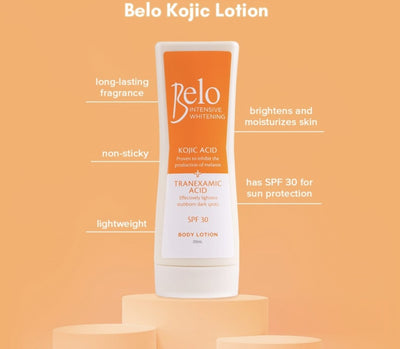 Belo Intensive Whitening Body Lotion 200mL + Free 100mL buy 1 take 1