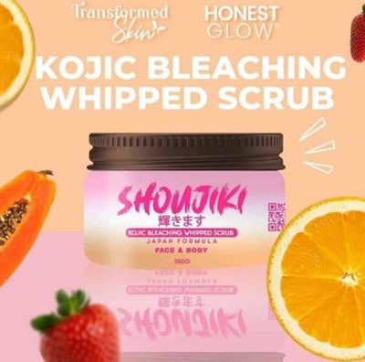 Honest Glow Shoujiki Kojic Bleaching Whipped Scrub FOR  Face and Body