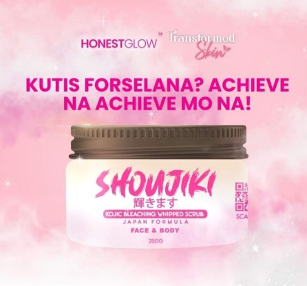 Honest Glow Shoujiki Kojic Bleaching Whipped Scrub FOR  Face and Body