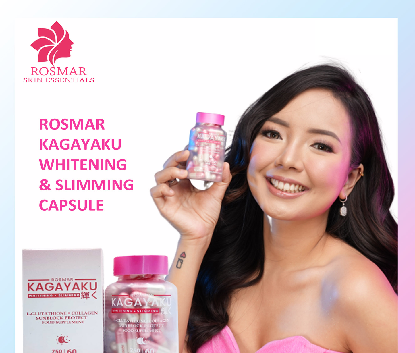 ROSMAR KAGAYAKU WHITENING AND SLIMMING CAPSULE