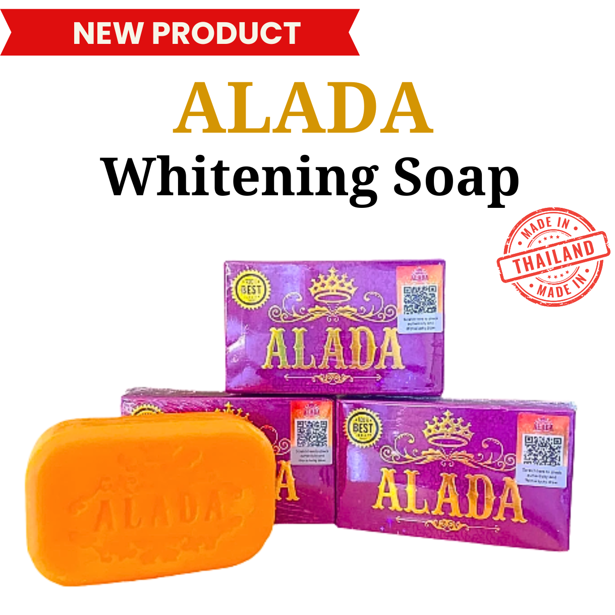 Original Alada Soap From Thailand 160g