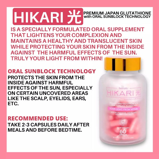 BEST SELLER! Hikari Glutathione Capsule