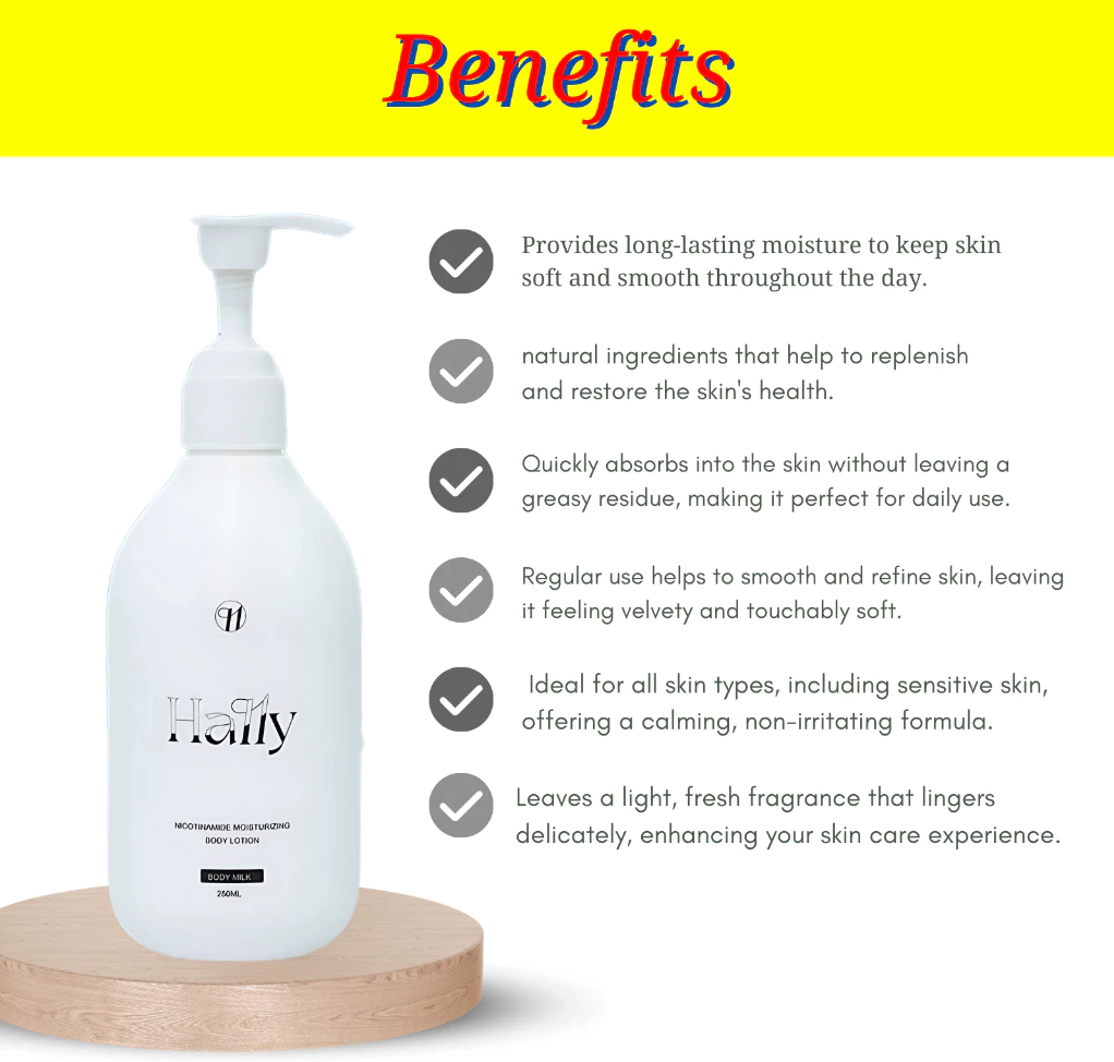 Original Hally Body Lotion l Nourish your Skin l For all Skin Type l Natural Ingredients l 1 Bottle 250 ml