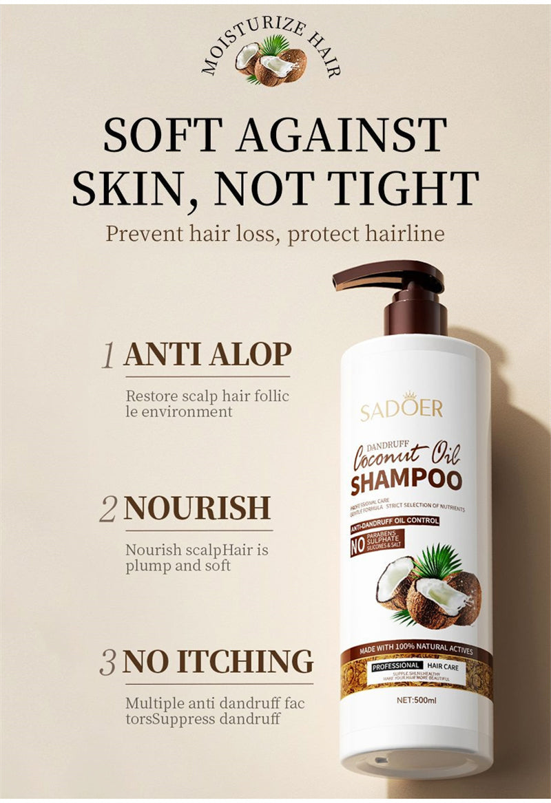 BUY 1 TAKE 1 Collagen Hair Mask Treatment And Coconut Oil Shampoo For Deep Nourishment And Shine Enhancement
