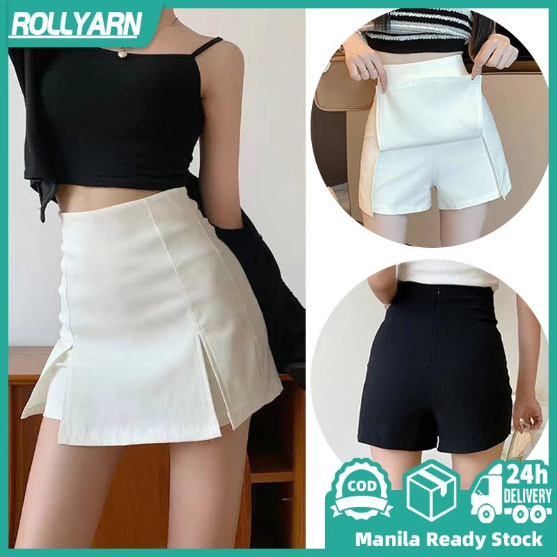 Korean High Waist Skirt Shorts for Women