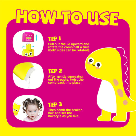 SEVICH Baby Hair Stick wax For Kids Hold Hair Finishing Stick Sleek For Baby Hair Stick Gel