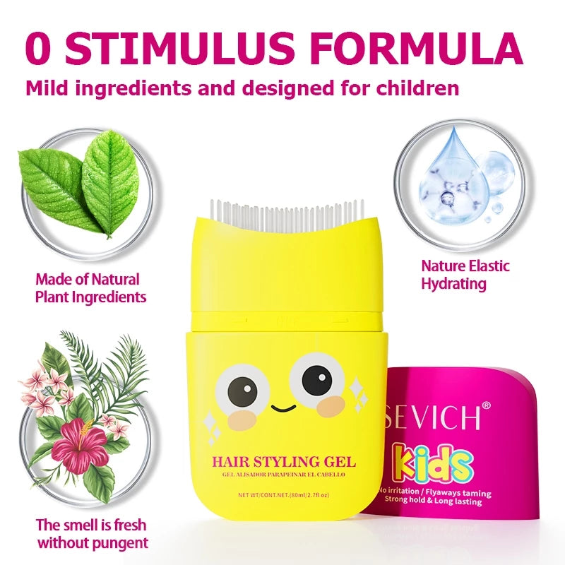 SEVICH Baby Hair Stick wax For Kids Hold Hair Finishing Stick Sleek For Baby Hair Stick Gel