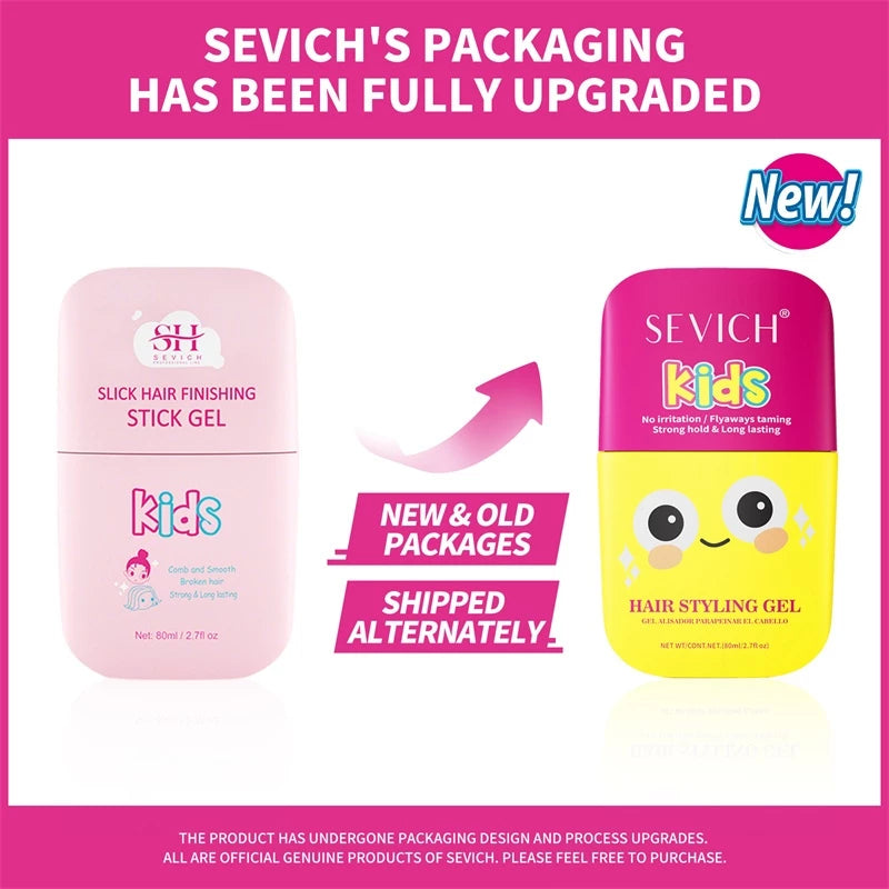 SEVICH Baby Hair Stick wax For Kids Hold Hair Finishing Stick Sleek For Baby Hair Stick Gel